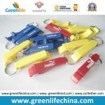 Hot Sale Plastic Material Yellow Color Bottle Cap Tools w/Key Ring Chain
