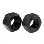 Industry Machine Fasteners Black Zinc Plated Hex Jam Nuts Grade 4.8 Alloy Steel