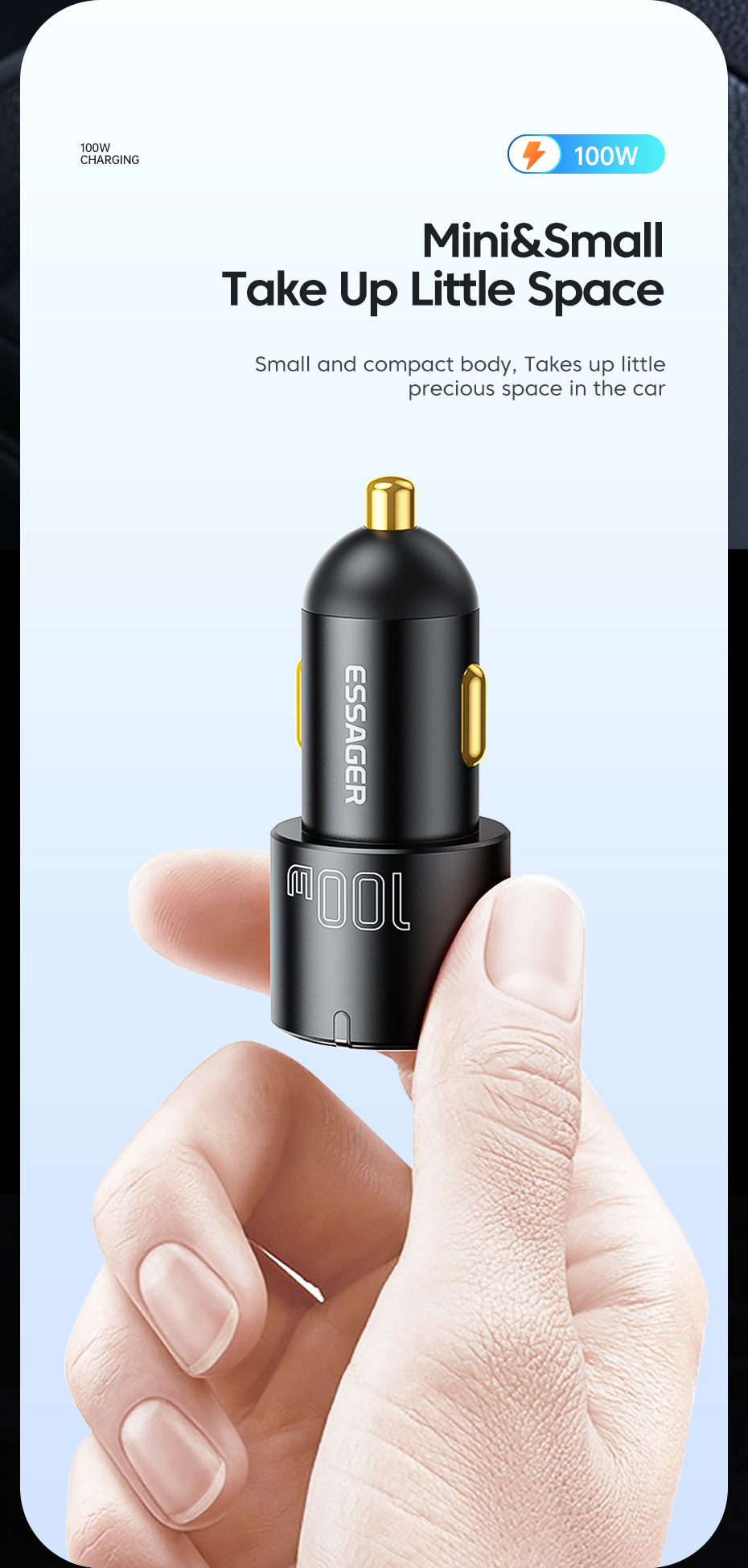 City F688 F689 F699 Type C USA B Power Supply Adapter Car Charger 66W 60W