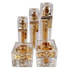 30ml 50ml 100ml Gold Luxury Emballage Cosmetique Acrylic Cosmetic Packaging