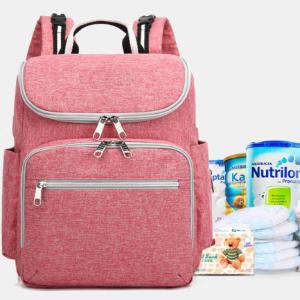 China Outdoor Hiking Camping Picnic Casual Backpack Waterproof Fashion Multi-function Large Capacity Diaper Bag for Mom&amp;Dad Mochila factory