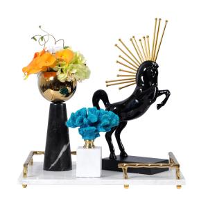 China Office Home Decorative Tabletop Arts And Crafts Sculpture factory