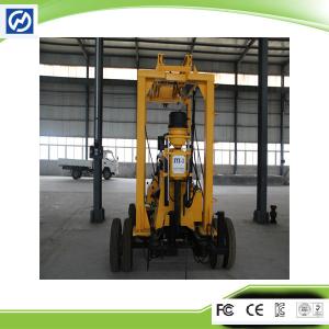 China Trailer Mounted Water Well Drilling Rig and Borehole Drilling Rig factory