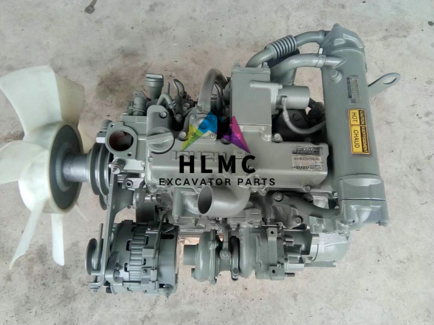 Construction Machinery ISUZU 4LE2 Complete Engine Assy Engine Motor