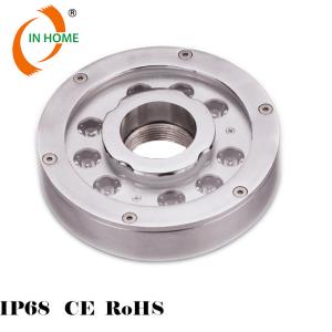 China IP68 RGB 12V / 24V 27W LED Underwater Light , Landscape Fountain Waterproof Pool Lights factory