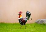 Decorative Metal Rooster Decor Outdoor Metal Rooster Yard Art