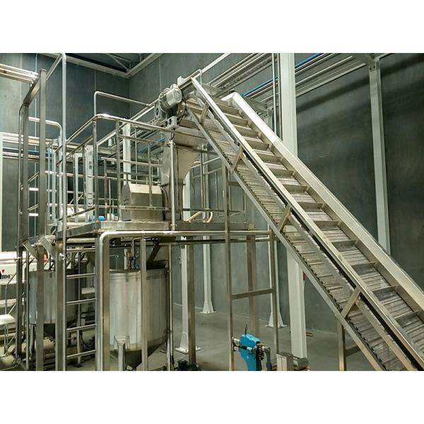 China Raw Fruit Mango Juice Processing Line Sterilizing 10T Per Day factory