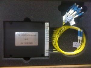 China ABS 8Ch Fiber Optic Mux Demux Access Networks , fiber optic module factory