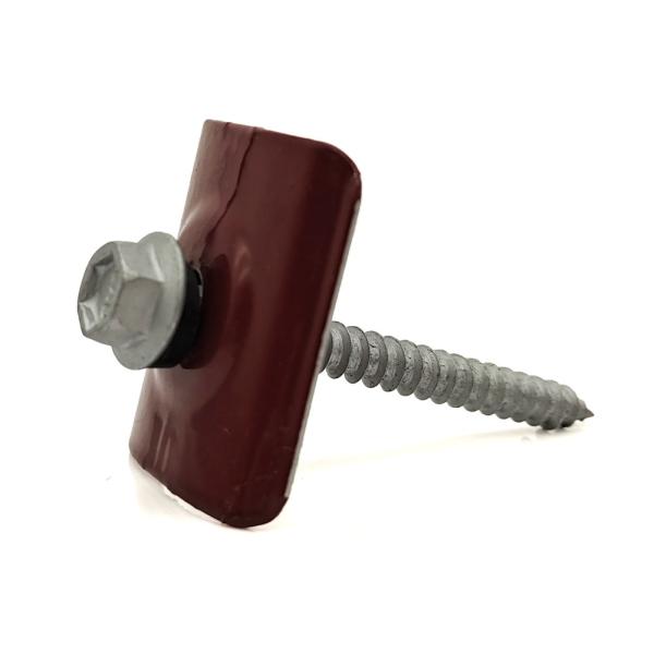 China Hex Flange Self-Tapping Screw with Leak-Proof Sealing Washer for Roof Tile Pads factory