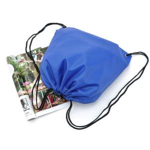China High Quality Blue 190T Nylon Drawstring Bag factory