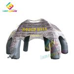 6 Legs Grey Inflatable Spider Dome Tent For Outdoor Events Party Waterproof