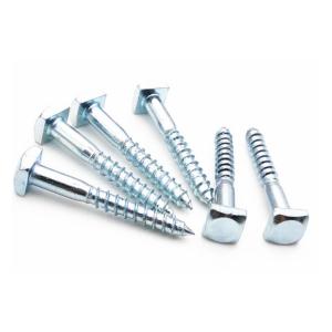 M6 Zinc Plated Wood Screw Rectangular Square Head Screw