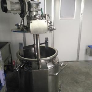 China 100L Vegan Gelatin Stainless Steel Tank With Stirring Function And Vacuum Pump factory