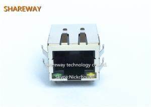 China 350μH OCL Cat5 RJ45 Ethernet Jack Connector 8P8C JXR0-0001NL/JXR0-0011NL factory