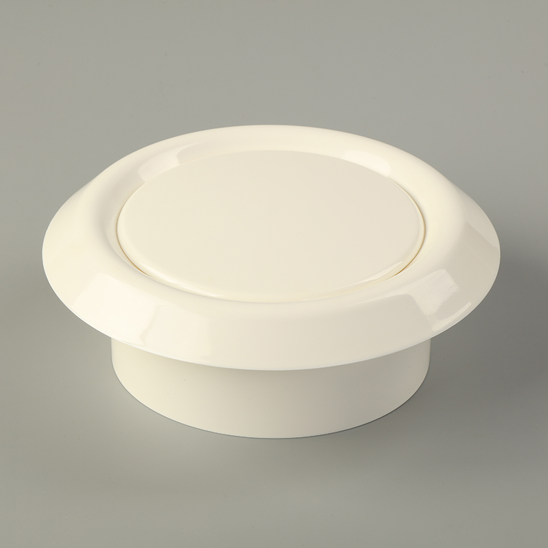 White Plastic 100-150mm Mass HVAC Air Exhaust/Supply Vent for Air Duct OEM/ODM Design