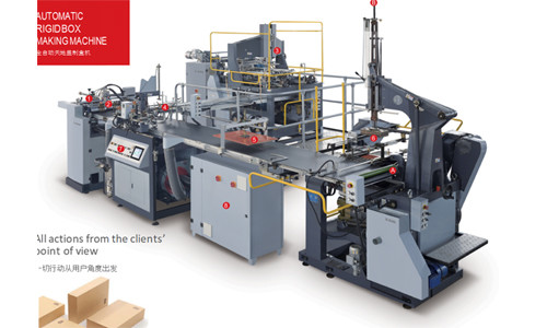 60L Glue tank rigid box forming machine with advanced PLC