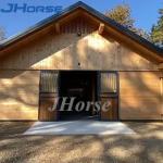 Powder Coated Metal Bamboo Pine Customized Dutch Door Barn Door
