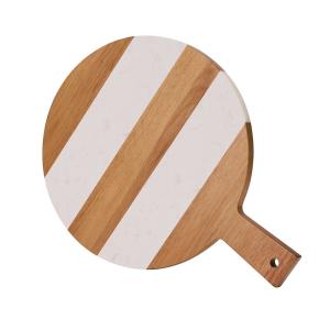 Acacia and Marble Cutting Chopping Serving Board for Cheese
