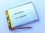 1S1P 1C Rechargeable LiPo Battery 3.7V 2200mAh 505070 For PAD PDA