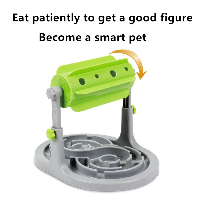 Cat And Dog Food Bowl Roller Leaking Device Educational