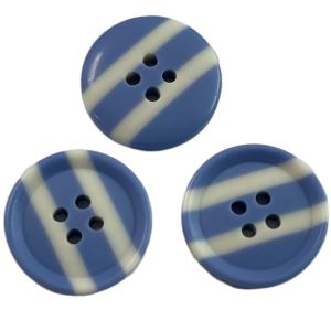 China 4 Hole Two Color Combo Shirt Buttons With 22L For Shirt Blouses factory