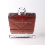 Flint Glass Unique Square Matte Spray Bottle 30ml 50ml Luxury Frosted Perfume