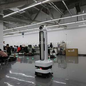China Disinfectant Spray Kill Coronavirus Pathogens UV Light Robot factory