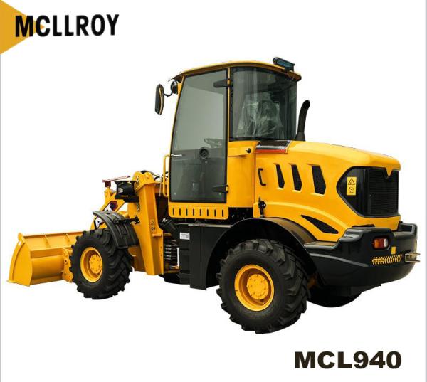 Industrial Small Wheel Loaders , Front End Shovel Loader With 3500mm Dump 1.2m3