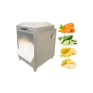 China Potato Chips Slicer Sweet Potato Cutting Machine 500kg/h Capacity and Online Support factory