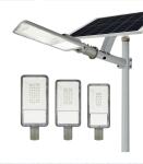 Aluminum Outdoor Solar Street Light 100W Integrated All in One Led Street Light