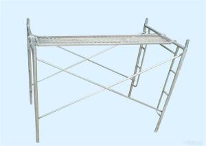 China Buildings Walk Through Frame Scaffolding Tubular Metal Scaffolding Easily Assembled factory