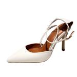 YTH001 Baotou Women'S Sandals Pointed Toe Fashion Buckle Strap Ladies Stiletto