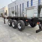 CIMC 50ton 60ton Heavy Duty Hydraulic Gooseneck Semi Trailer Truck Aluminium