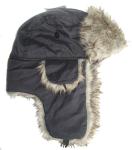 Blue / Grey Cute Winter Wool Winter Hat For Keeping Warm / Protecting Head