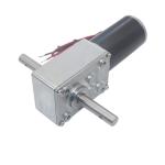470 Rpm Worm Geared Motor 12V 24V DC Large Torque Dual Shafts