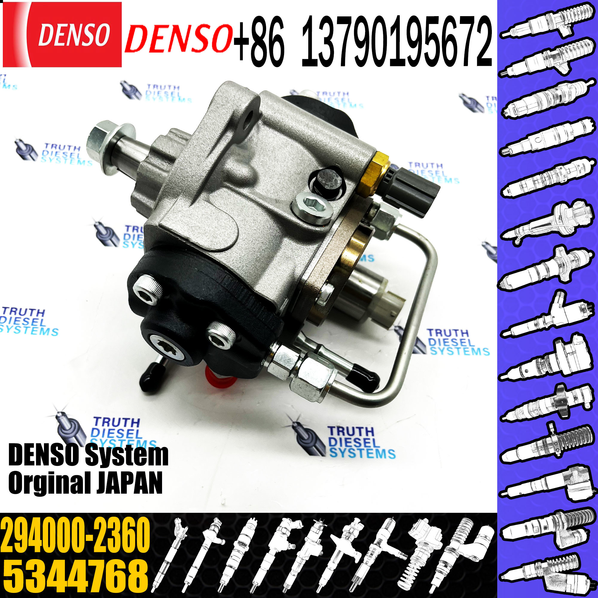 High Quality Diesel Fuel Injection Pump 5344768 294000-2360 For Cummis ISG QSF Engine