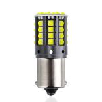 White Aluminum Alloy LED Turn Signals 1156 1157 T20 3030 44SMD Reversing Light