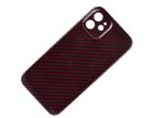 iPhone 14 Red Color Kevlar Aramid Fiber Mobile Cover, Carbon Fiber Cell Phone