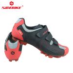 Self Locking Mens SPD Cycling Shoes , Mens Mountain Bike Trainers Dampproof