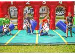 Unicorn Theme Inflatable Games For Kids , Funny Sports Matching Game For Outdoor