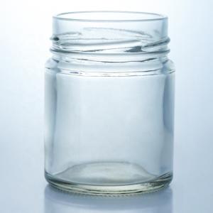China Customized 500ml Wide Mouth Round Glass Honey Jar with Metal Cap and Glass Base Material factory