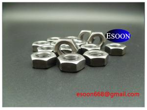 China M6-1.0 DIN439 Hex thin nut Plain finished surface,Carbon steel Grade 8,DIN936 factory