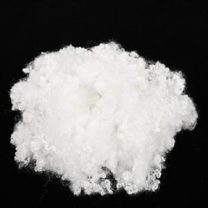 China 64mm Hollow Polyester Fiber Staple Recycled For Spinning Fillers factory