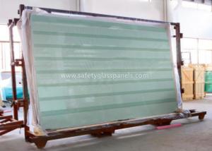 China Clear / Tint Laminated Tempered Safety Glass , Solid tempered window glass factory