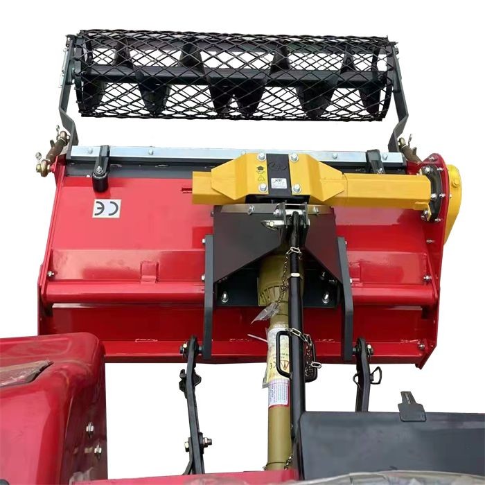 4 Wheel Farm Tractor PTO Linked Stone Burier Rotavator 330kg Increasing Utilization