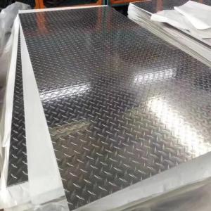 China 5052 3003 Aluminum Tread Diamond Plate Mill Finish 500mm factory