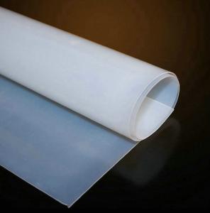 China Translucent Color 3 Mm Thick Silicone Sheet Rolls Fabric Reinforced High Temperature factory