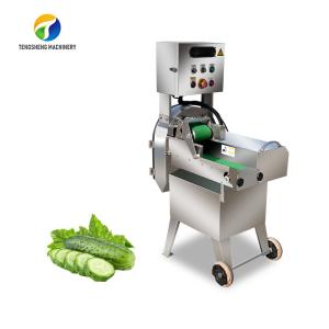 China Commercial Vegetable Cucumber Slicer Machine Hotbed Chives Adjustable Cutting factory