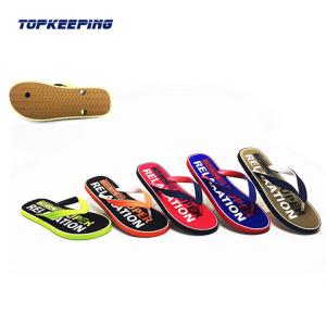 China Classic Fashion Men Rubber Slipper EVA Flat Slipper factory