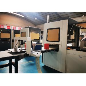 Separate Lids Packaging Box Making Machine With Speed 15-35pcs Per Minute And